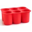 Eisform für 6 zylindrische Würfel (rot) / Cylindrical Ice Tray | Bild 2