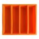 Eisform für Eisstangen "Collins" (orange) / Collins Ice Mold 13cm (4 Stangen pro Form)